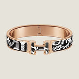 18K Clic H Panoplie Equestre Black Bracelet