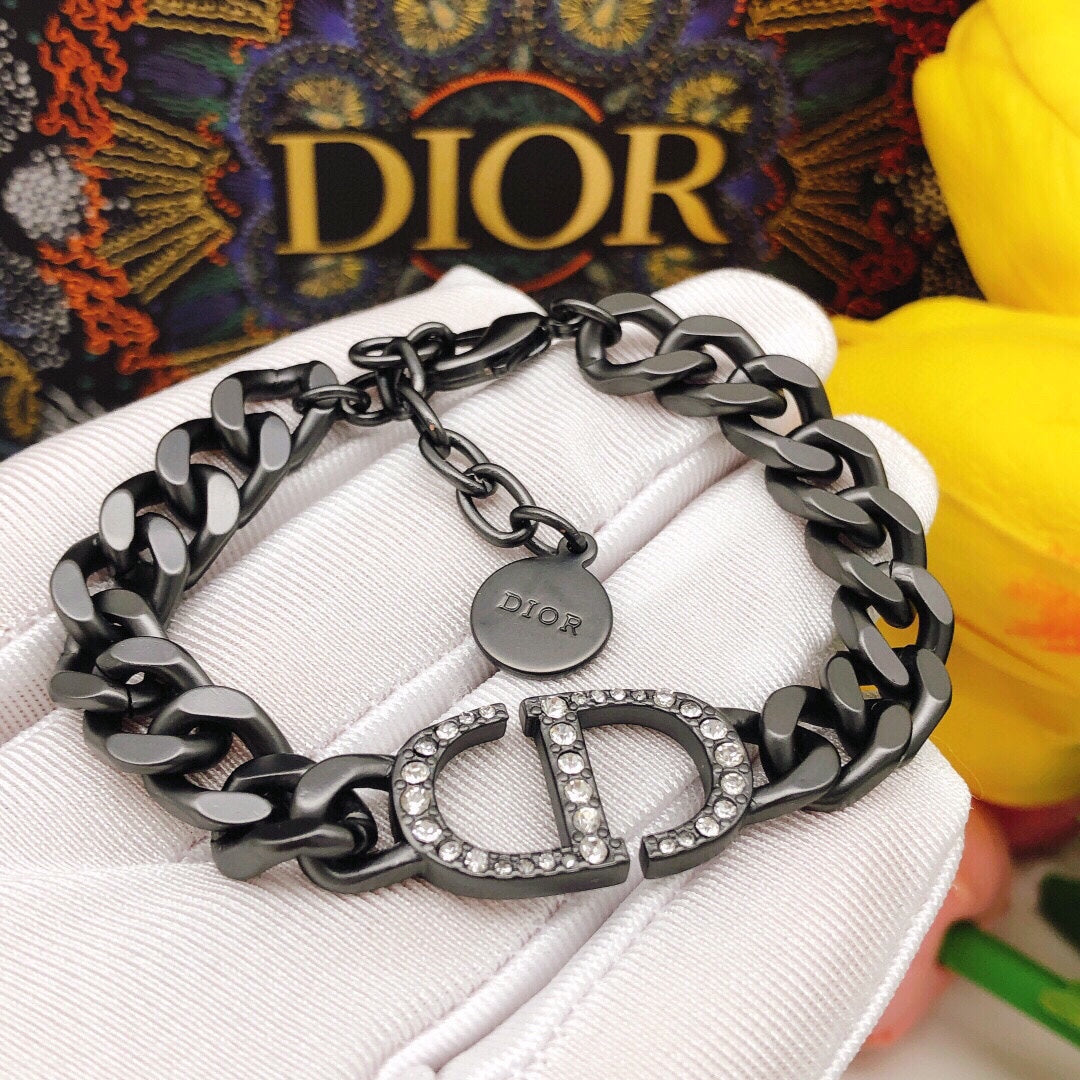 18K CD 30 Montaigne Black Bracelet