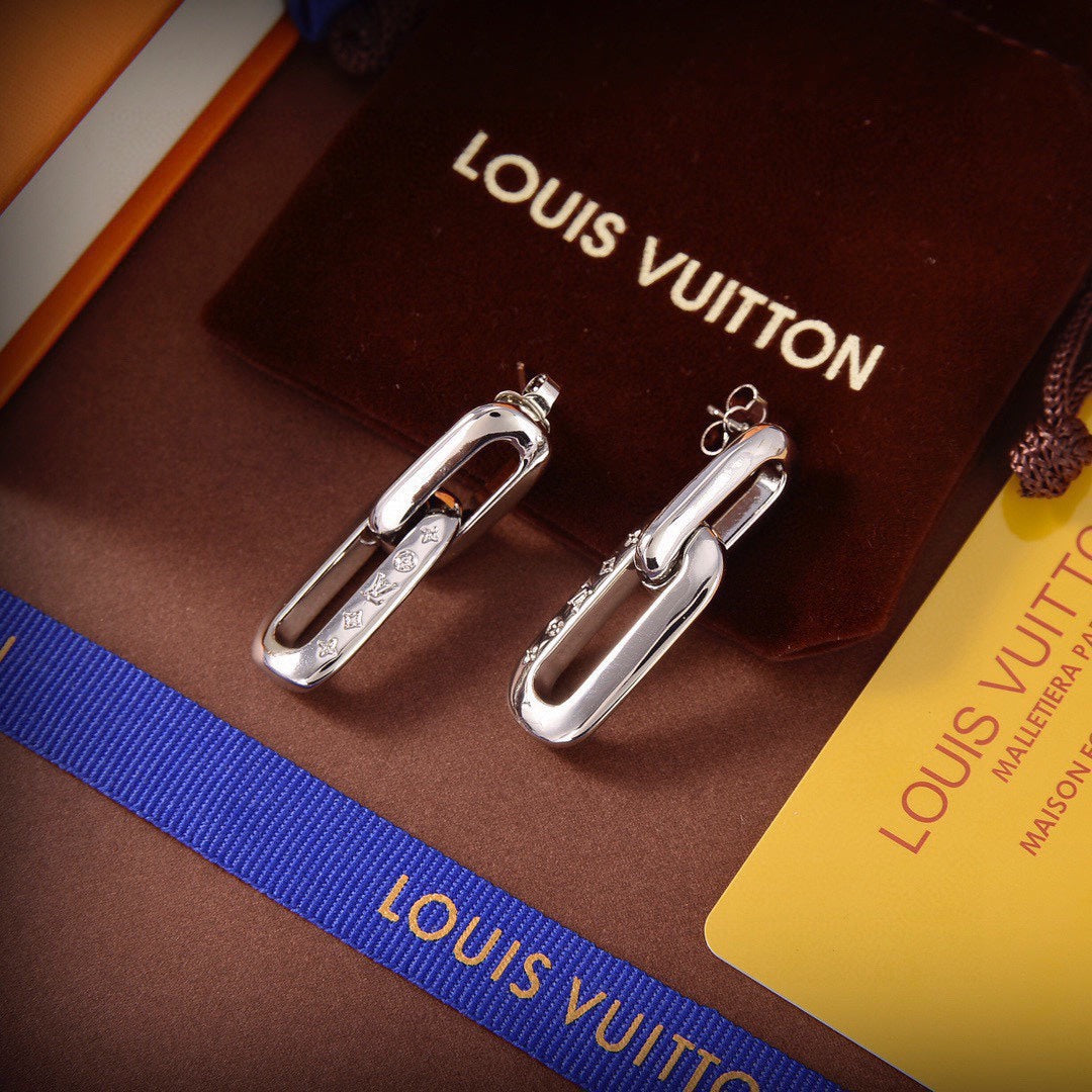 18K Louis Edge Earrings