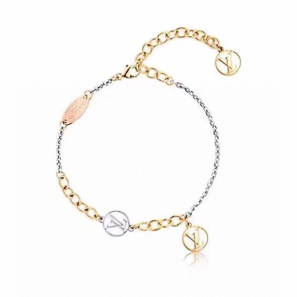 18K Louis Logomania Bracelet