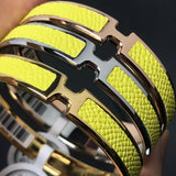 18K Olympe Yellow H Bracelet