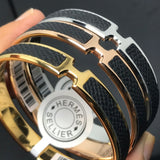 18K Olympe Black H Bracelet