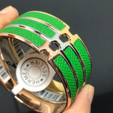 18K Olympe Green H Bracelet