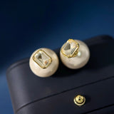 18K CD Tribales Pearl Earrings