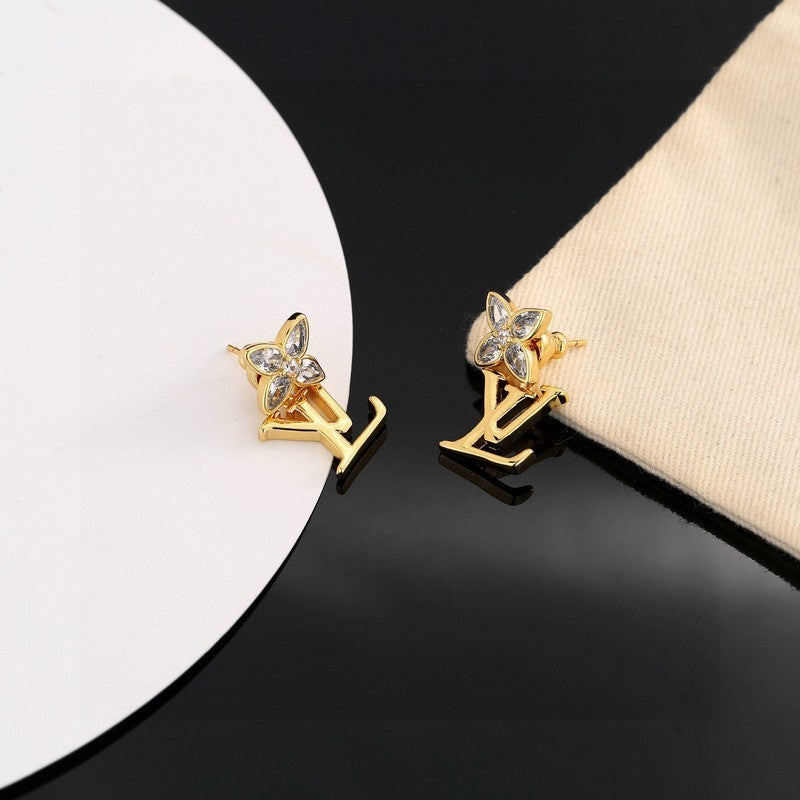 18K Louis Iconic Diamond Earrings