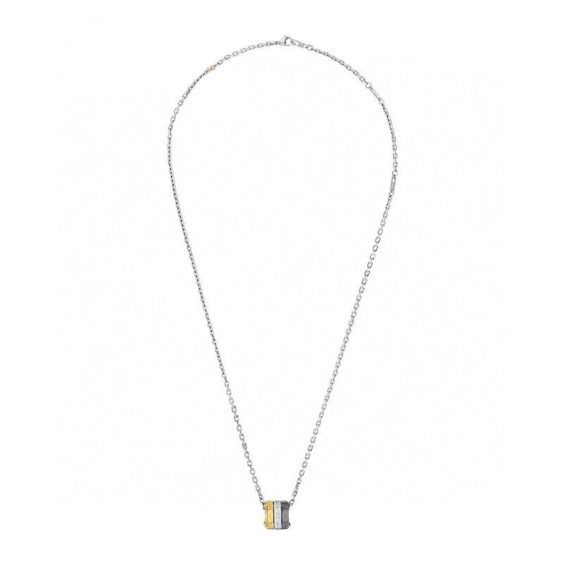 18K Louis Bold Tri-Color Necklace