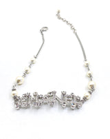 18K CC Crystals Necklace