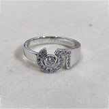 18K CC No.5 Diamond Ring