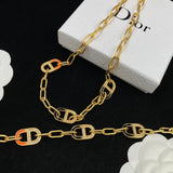 18K CD Color Necklace