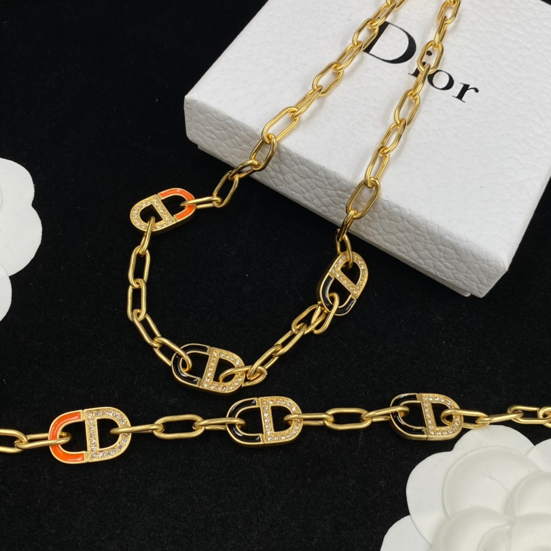 18K CD Color Necklace