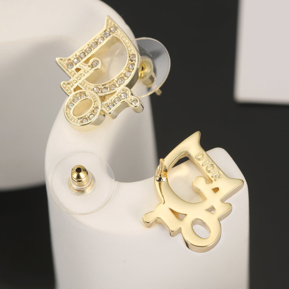 18K CD Tribales Diamond Earrings