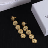18K Long Earrings