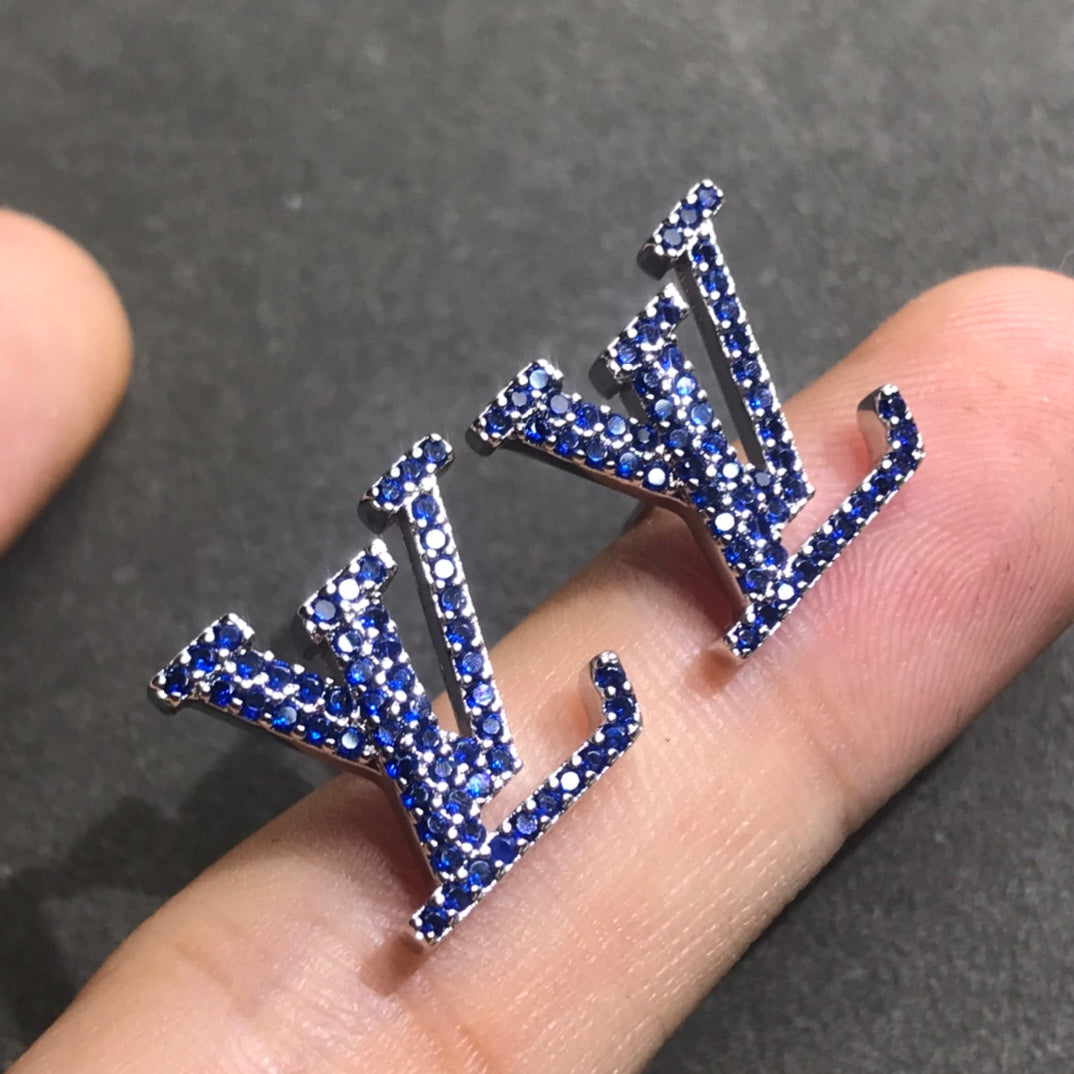 18K Louis Iconic Aquamarine Earrings
