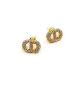 18K CD Diamonds Earrings