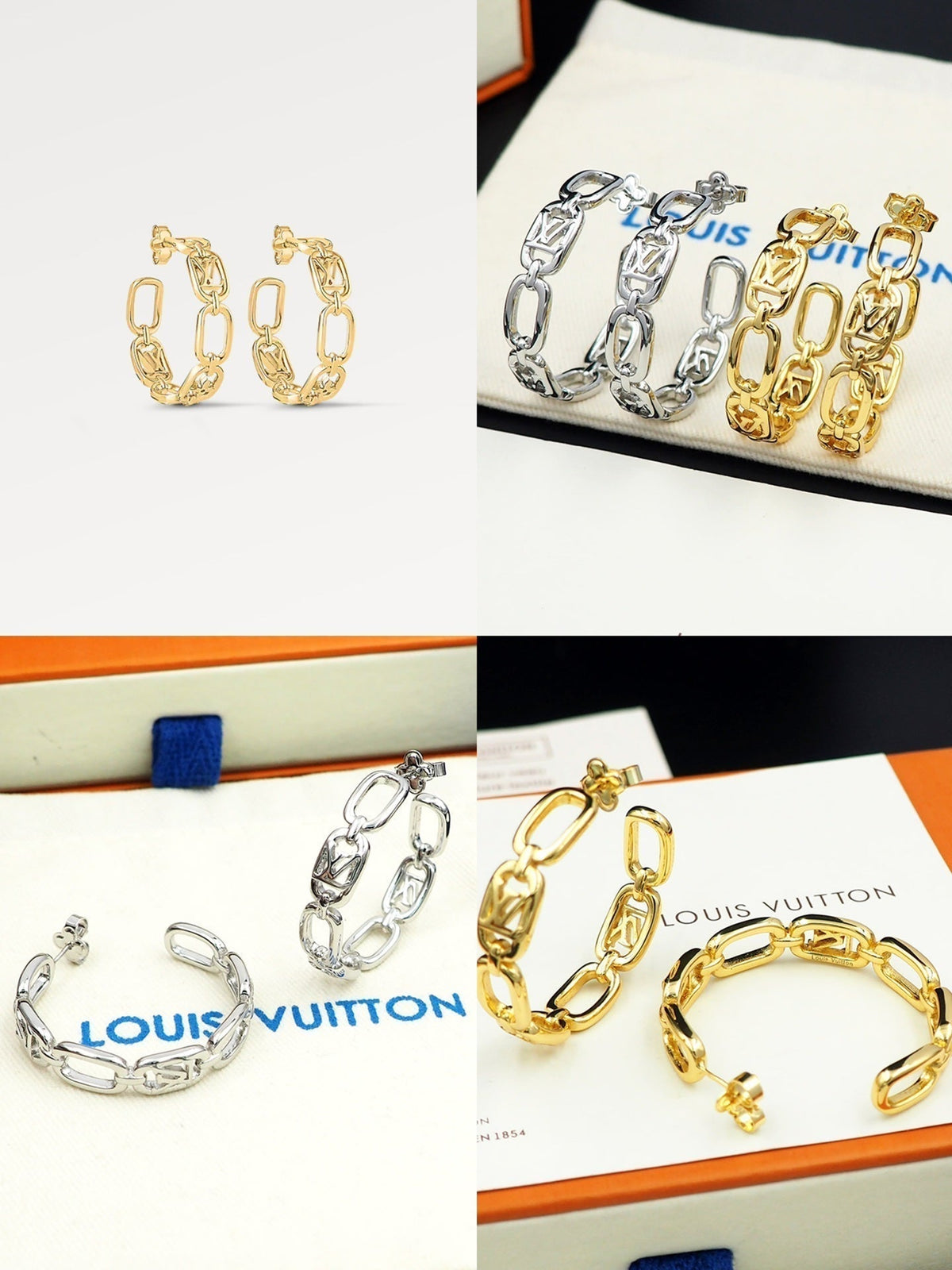 18K Louis My Chain Earrings