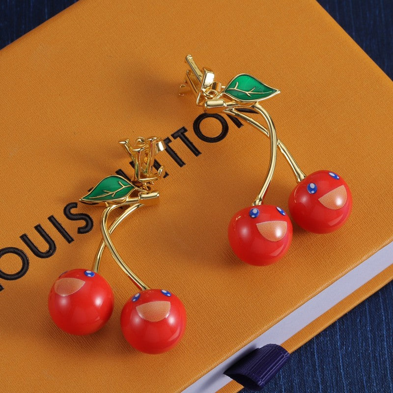 18K Louis Fruit Earrings