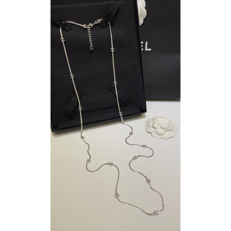 18K CC 24B Flowers Long Necklace