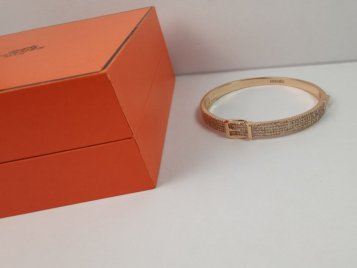 18K Kelly Diamond Vintage H Bracelet