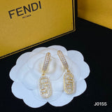 18K F OLock Diamonds Earrings