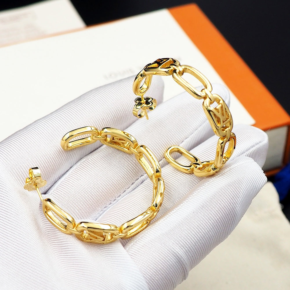 18K Louis My Chain Earrings