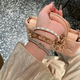 18K CC Open Cuff Bracelet