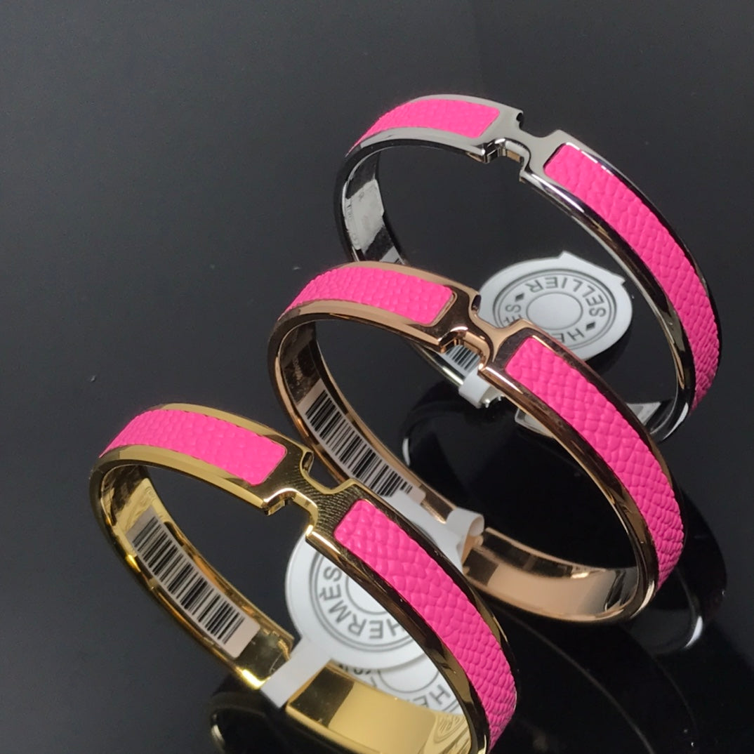 18K Olympe Pink H Bracelet