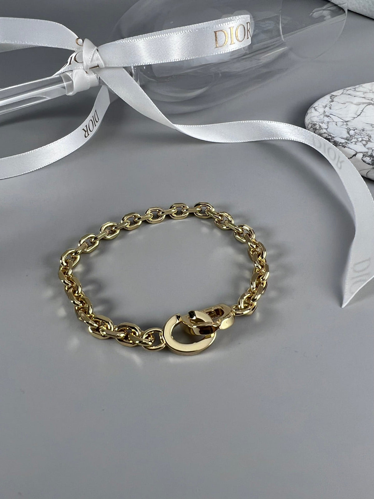 18K CD Lock Bracelet