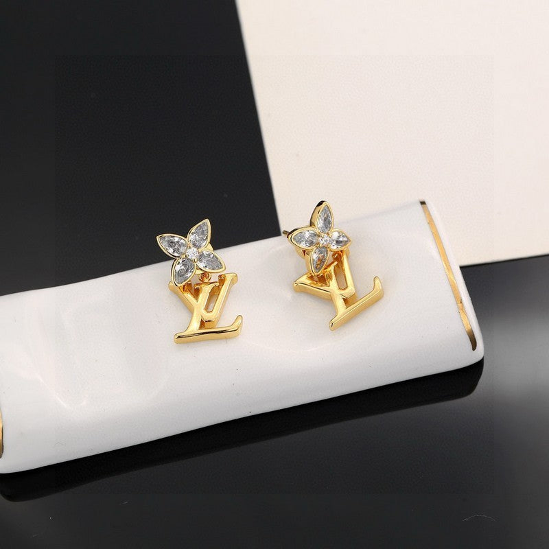 18K Louis Iconic Diamond Earrings
