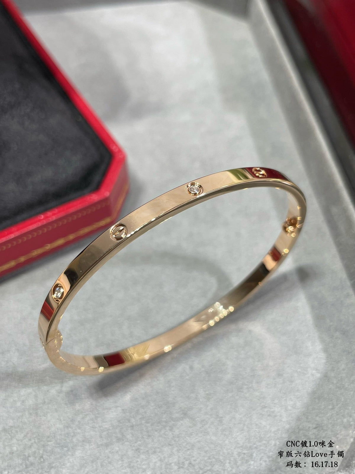 18K Love Ten Diamonds Small Bracelet