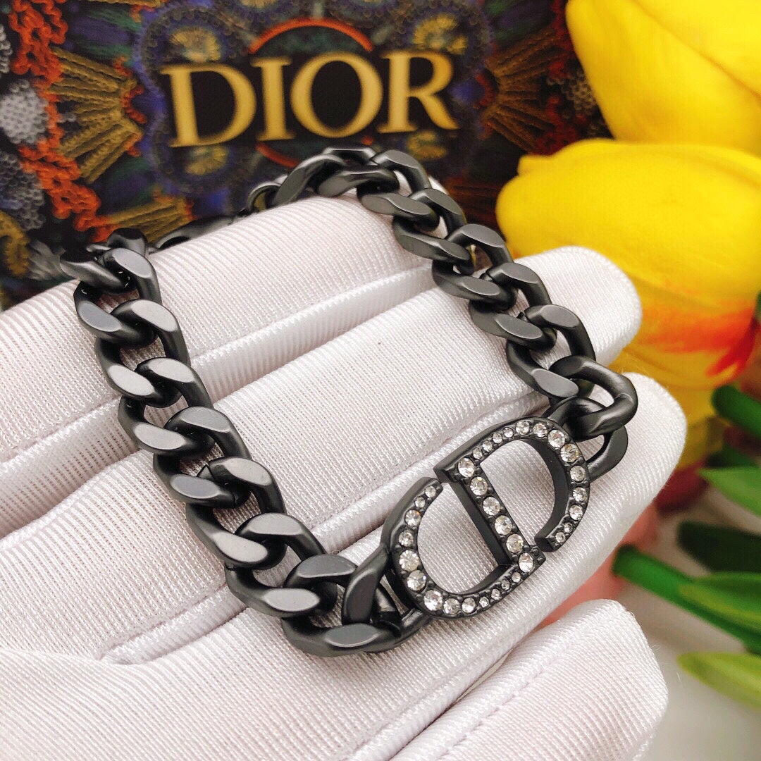 18K CD 30 Montaigne Black Bracelet