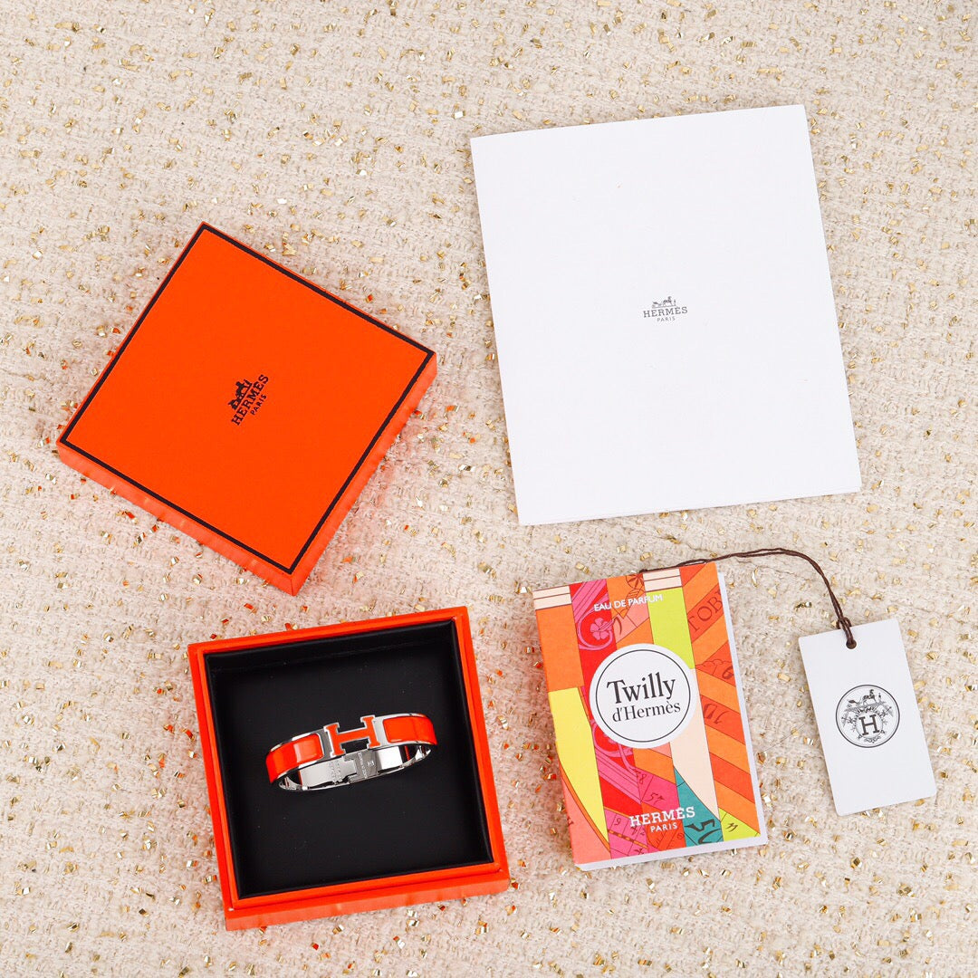 18K Clic H Orange Bracelet