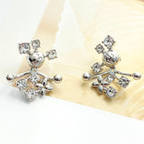 18K Louis Diamond Earrings