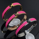 18K Olympe Pink H Bracelet