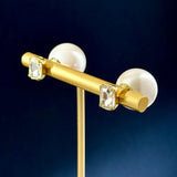 18K CD Tribales Pearl Earrings