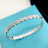 18K T Victoria Vine Diamonds Bracelet
