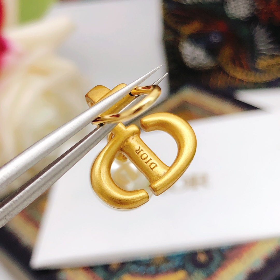 18K CD Tribales Pearls Earrings