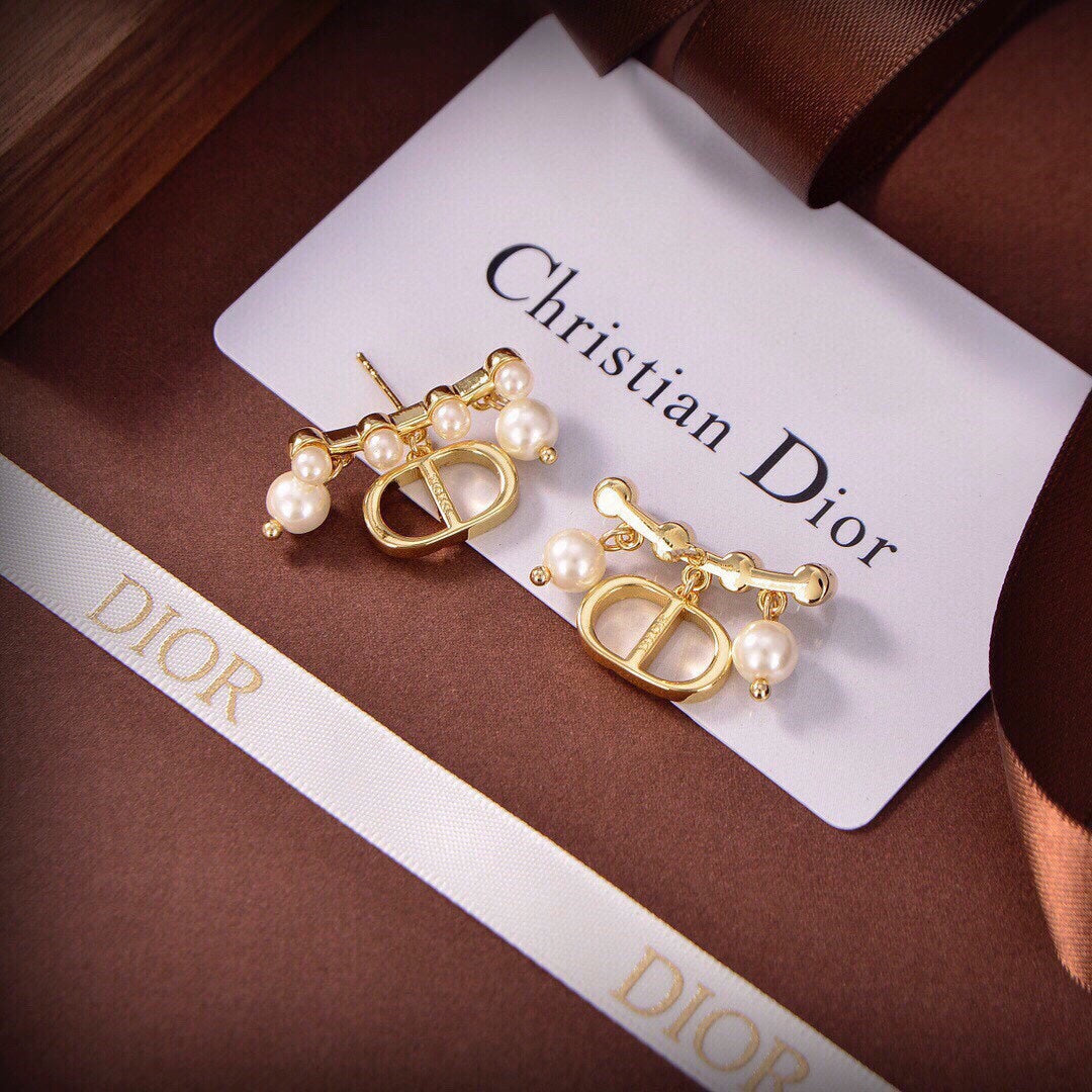 18K CD Tribales Pearls Earrings