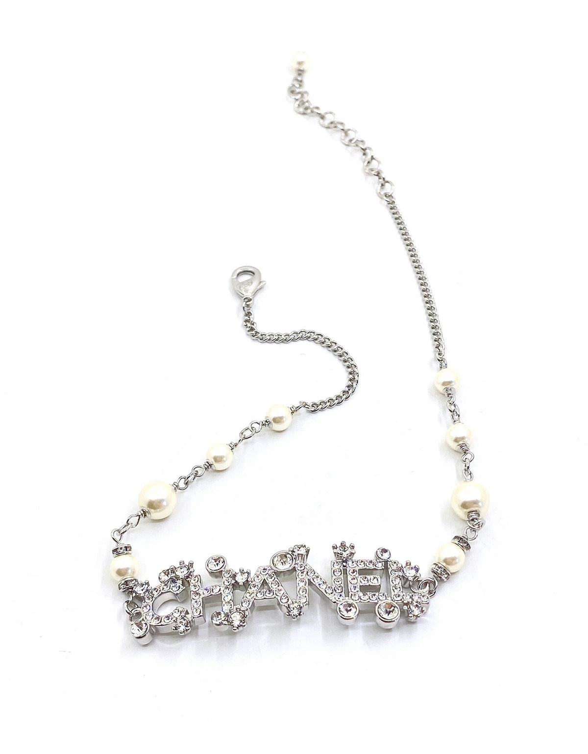 18K CC Crystals Necklace