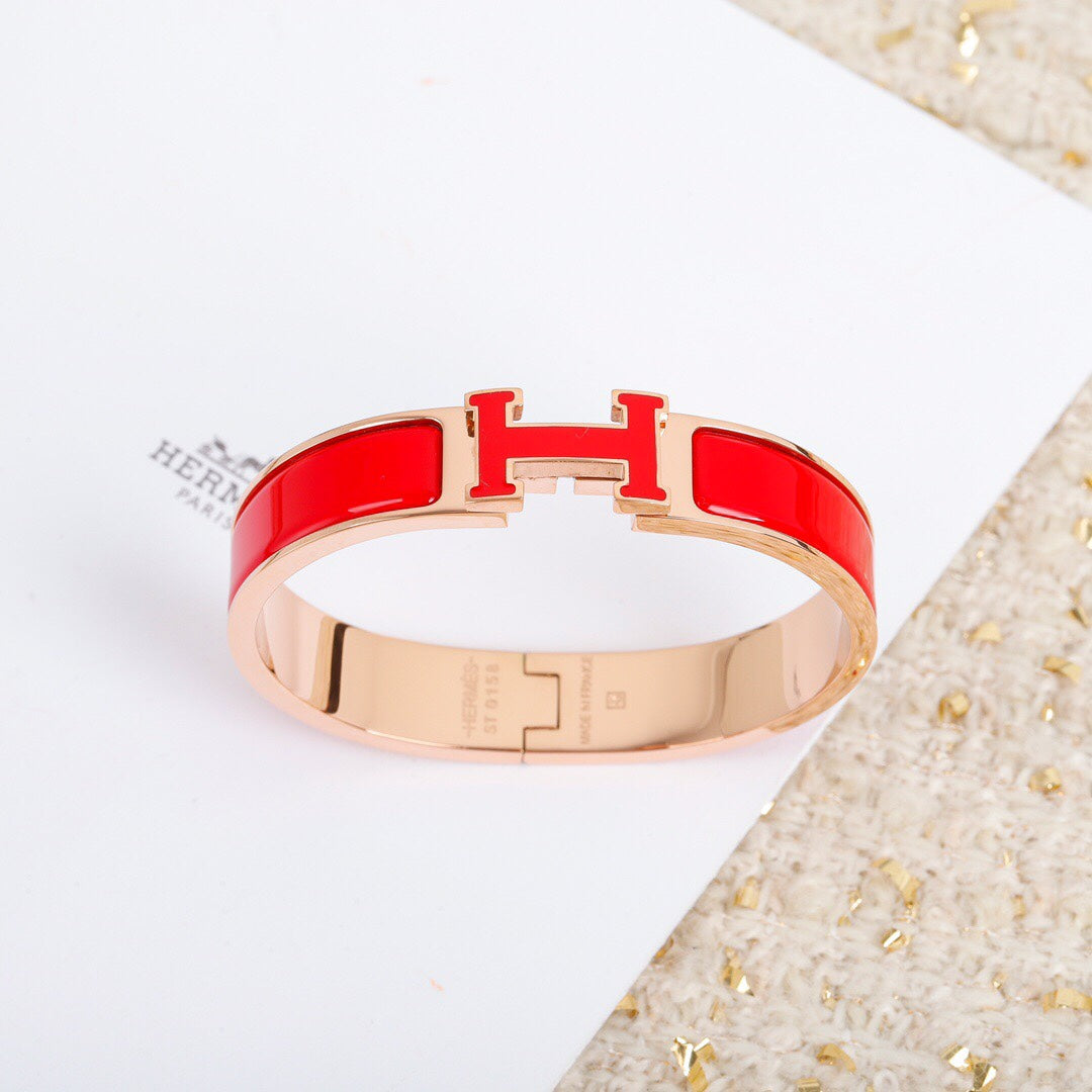 18K Clic H Orange Bracelet