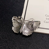 18K CC Full Diamond Butterfly Brooch