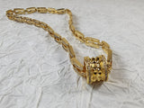 18K B.ZERO1  Diamonds Chain Link Necklace
