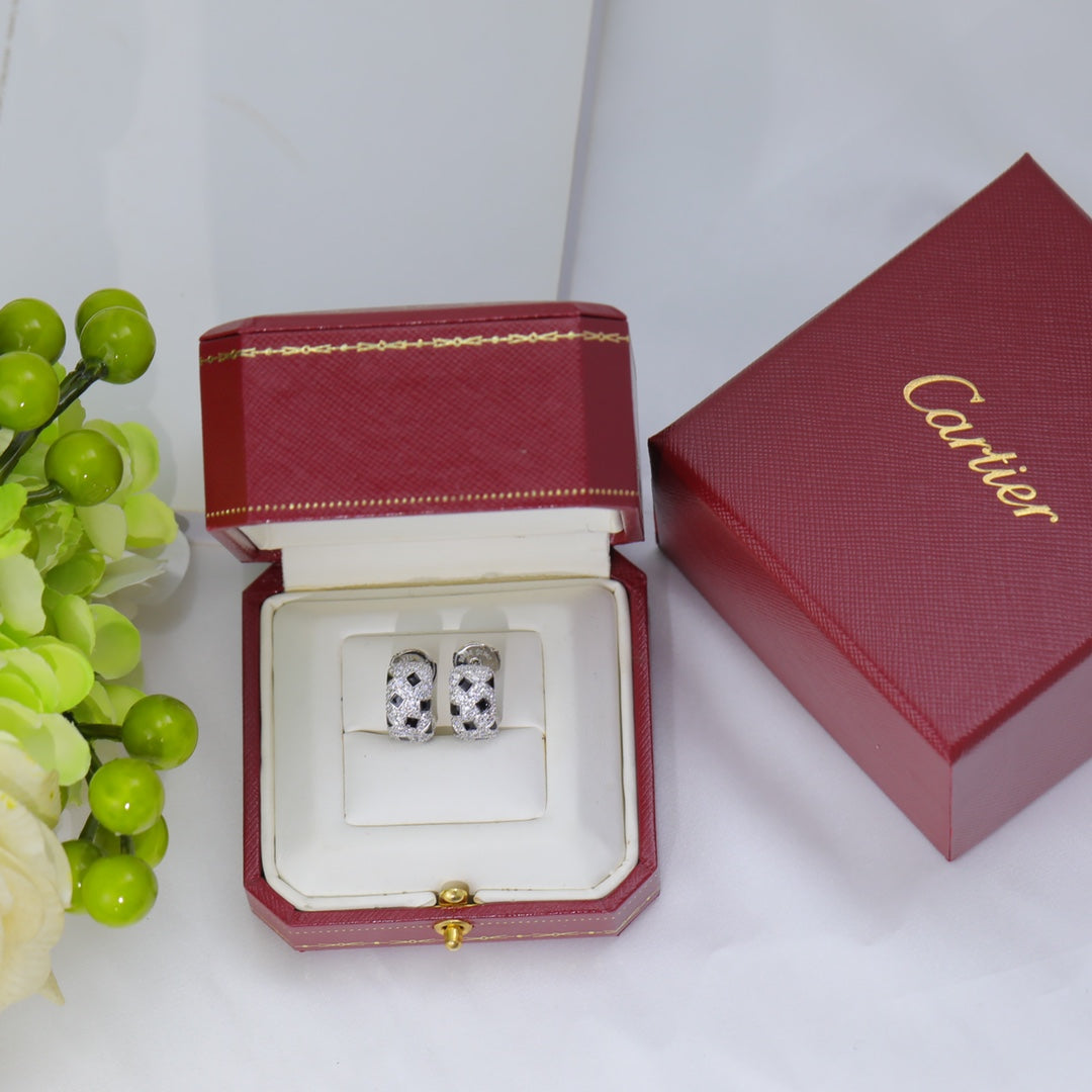 18k Panthère De Earrings