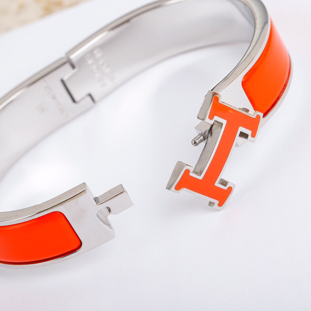 18K Clic H Orange Bracelet