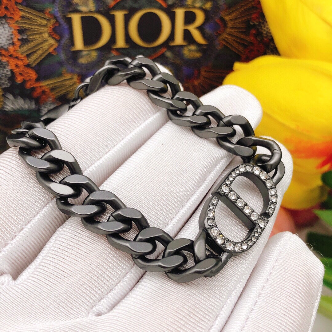 18K CD 30 Montaigne Black Bracelet