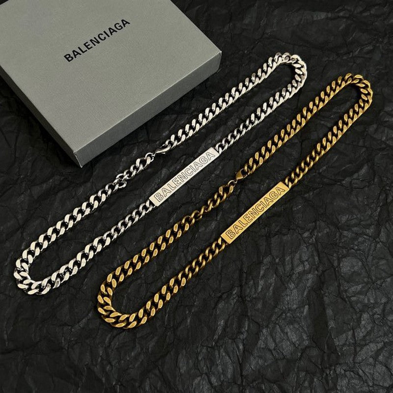 18K BB Vintage Chain Gold Necklace