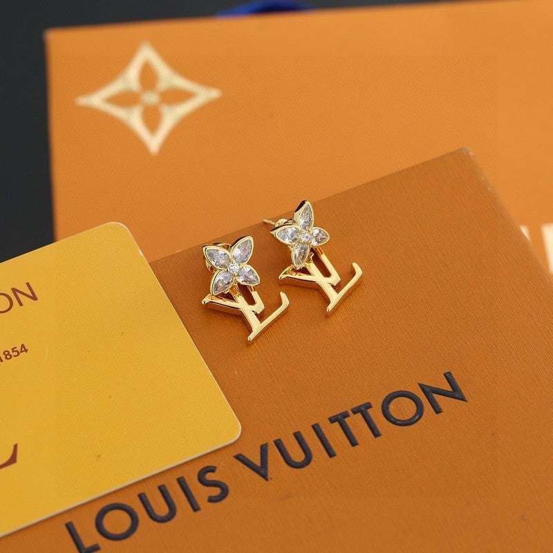 18K Louis Iconic Diamond Earrings
