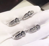 18K BV Serpenti Diamond Earrings
