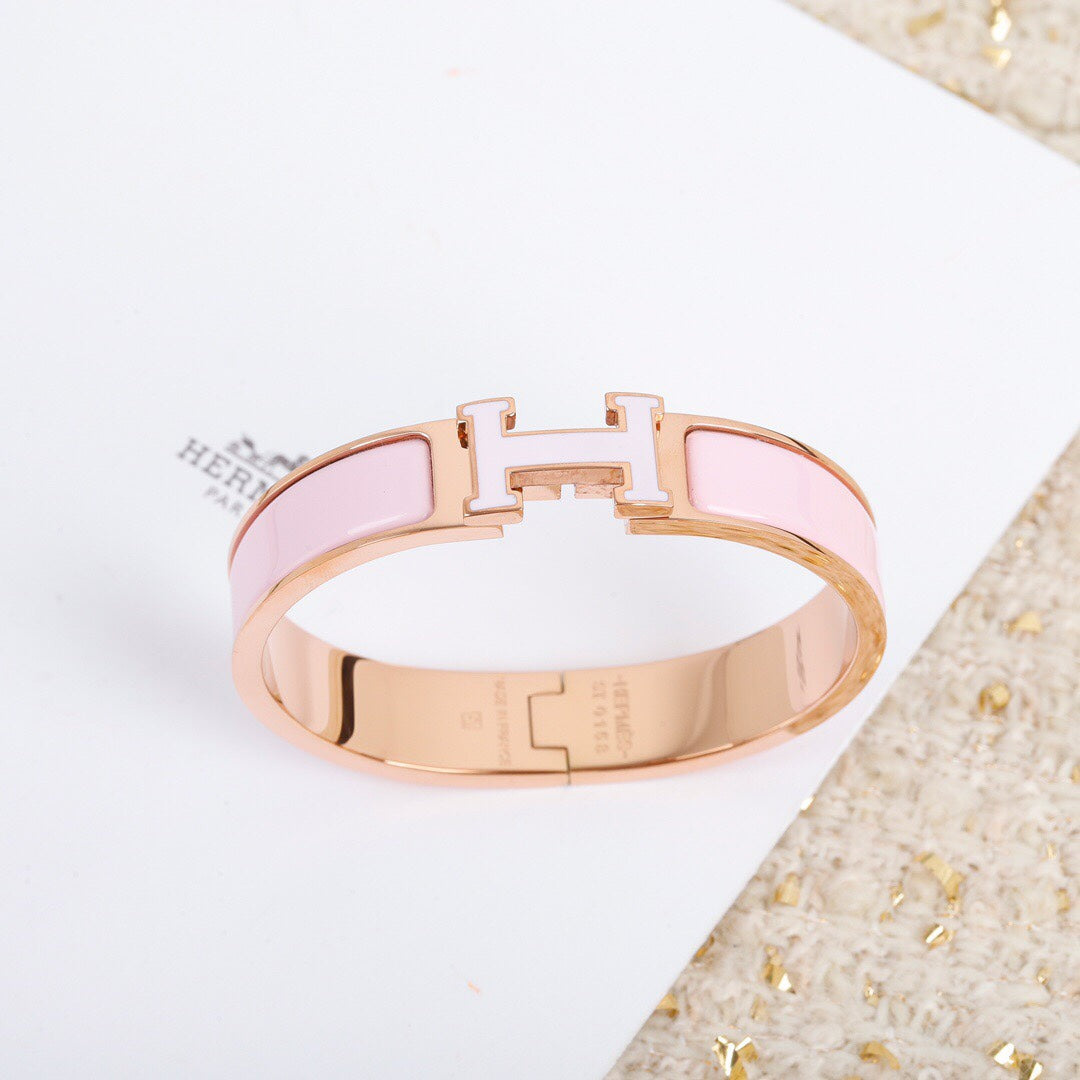 18K Clic H Pink Bracelet