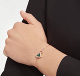 18K Divas' Dream Malachite Bracelet