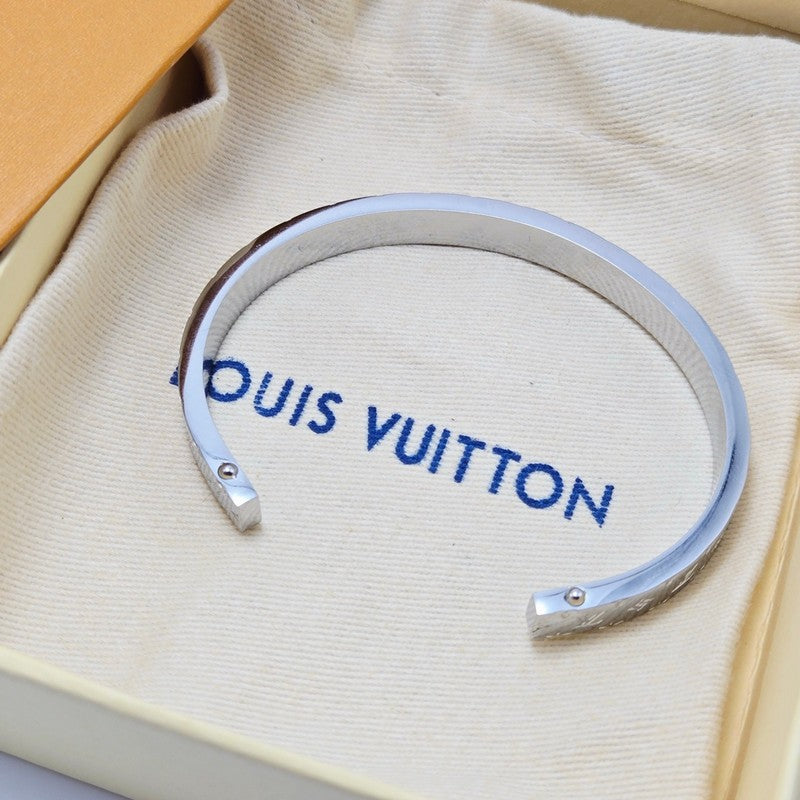 18K Louis Monogram Gold Bracelet